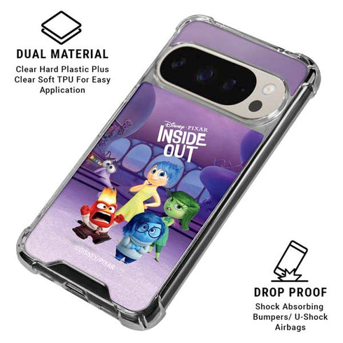 Disney Inside Out Headquarters Pixel 9/9 Pro Clear Case